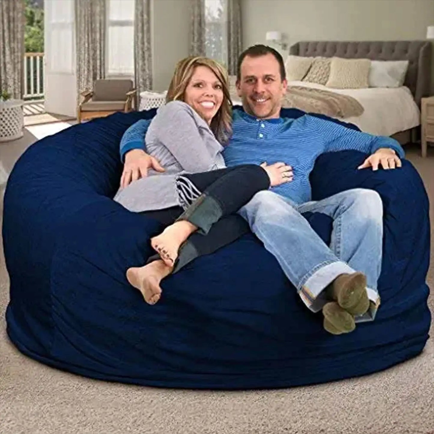 6ft Bean Bag Chair, Oversize Bean Bag Chair for Adults