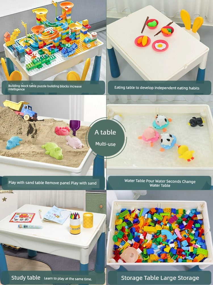 Large Particle Building Block Table