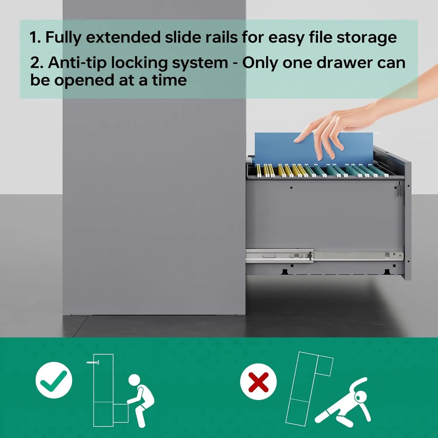 4 Drawer File Cabinets