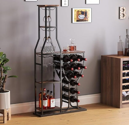 Hanging Wine Glass Holder Wine Storage Rack