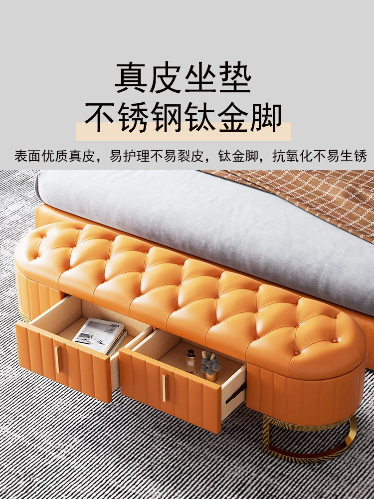 Accessible Luxury Bed End Stool