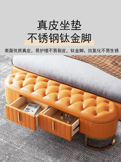 Accessible Luxury Bed End Stool