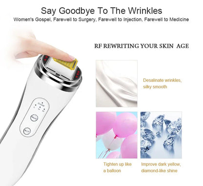 Face Lifting  Home Wrinkle Remover Skin Tightening Facial Massage Machine