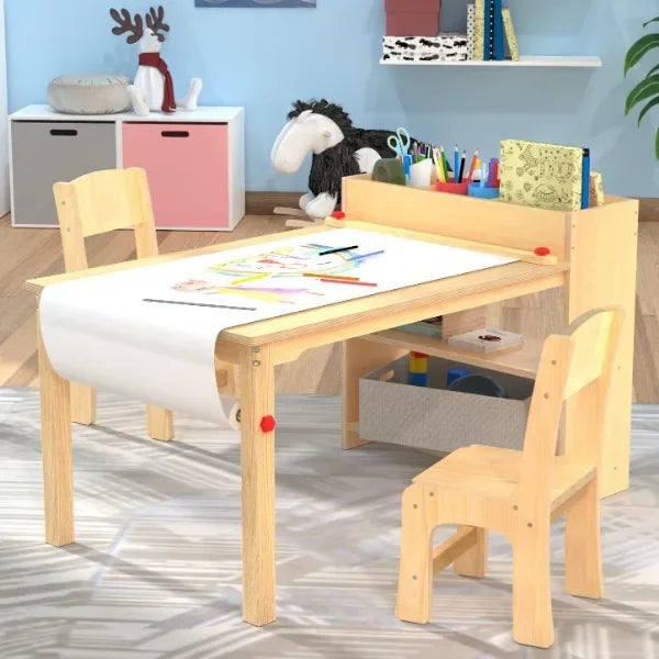 Kids Art Table and 2 Chairs