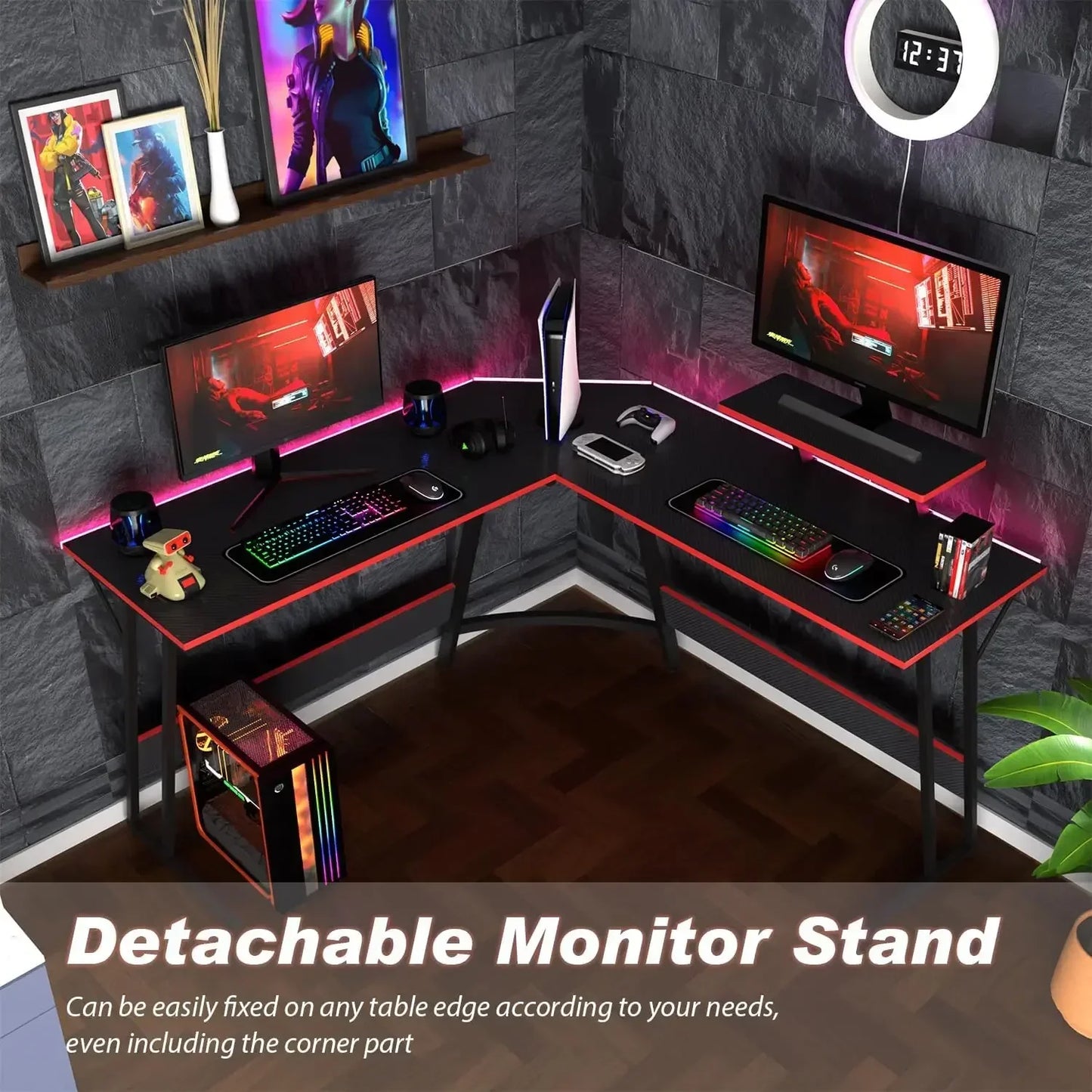 L Shaped Desk Corner Gaming Desk