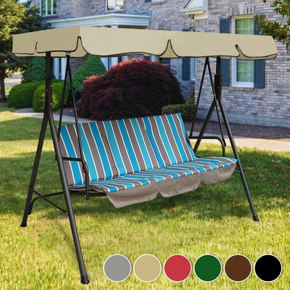 Outdoor swing chair canopy garden waterproof swing canopy roof outdoor swing chair hammock canopy