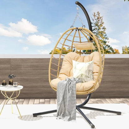 Egg Hanging Swing Chair with Stand