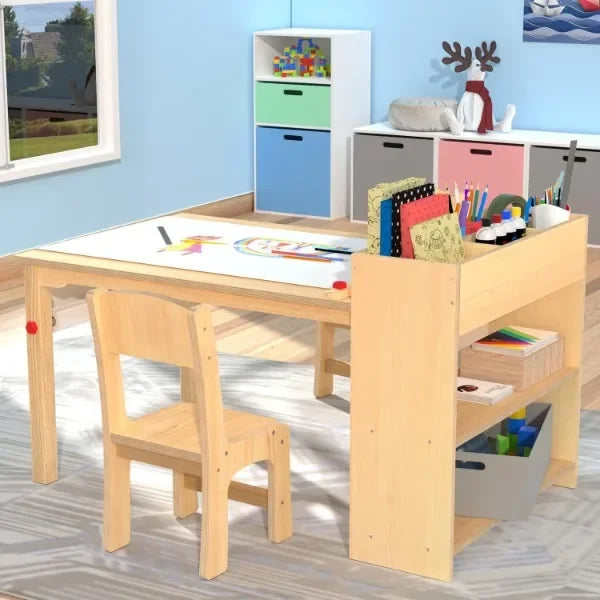 Kids Art Table and 2 Chairs