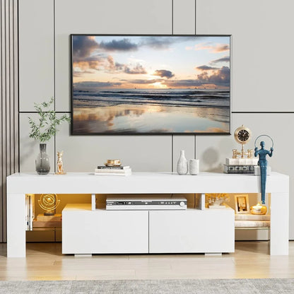 TV Stand with LED Lights
