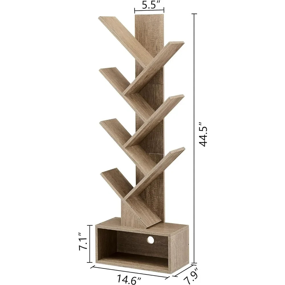 6 Tier Tree Bookshelf