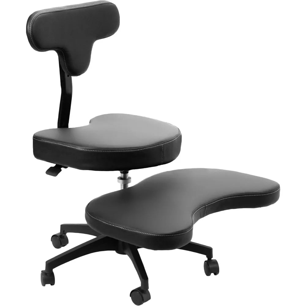 Ergonomic Cross Legged Chair with Wheels