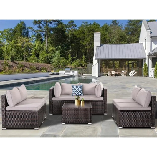 7 Pieces Patio Furniture Set