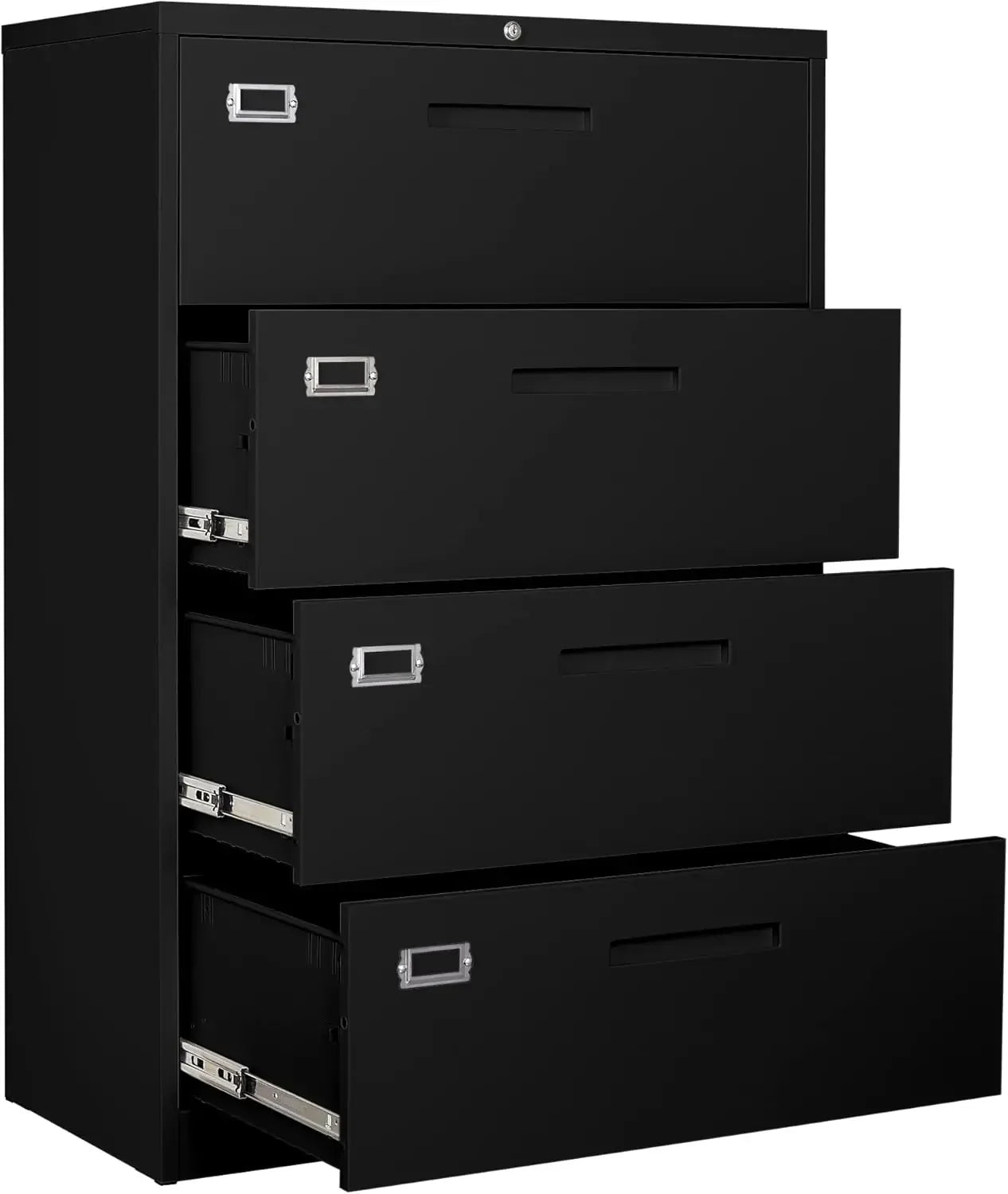 4 Drawer Filing Cabinet with Lock Metal