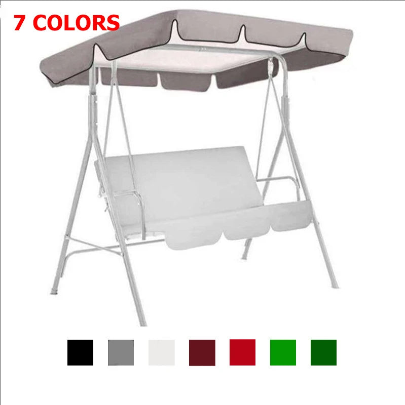 Outdoor swing chair canopy garden waterproof swing canopy roof outdoor swing chair hammock canopy