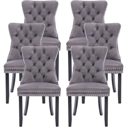 Velvet Dining Chairs Set of 6