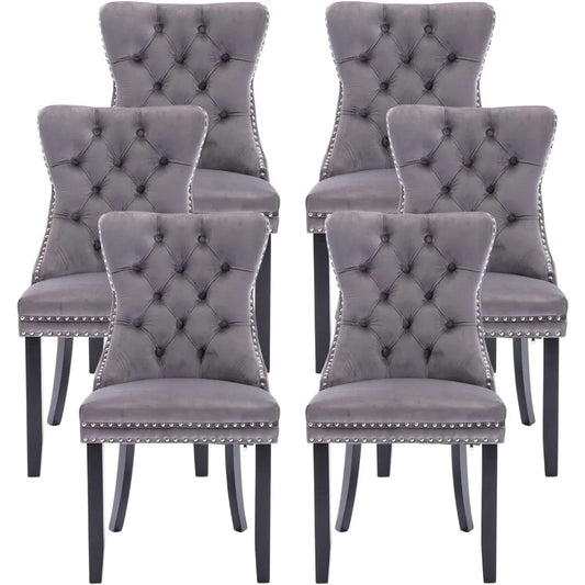 Velvet Dining Chairs Set of 6