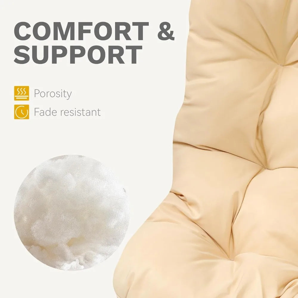 Egg Hanging Swing Chair with Stand