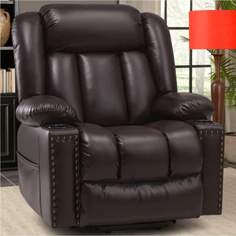 Reclining Sofas with Heated and Massage, Adjustable Lift