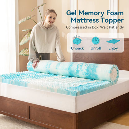 5-Zone Memory Foam Mattress Topper