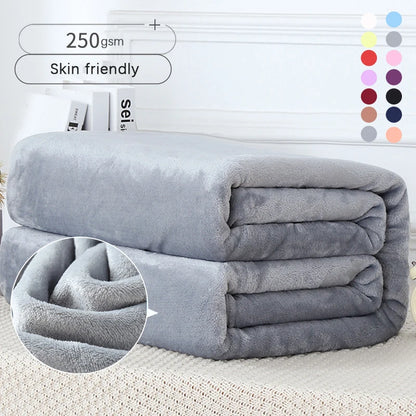 Fluffy Cloud Mink Fur Blanket