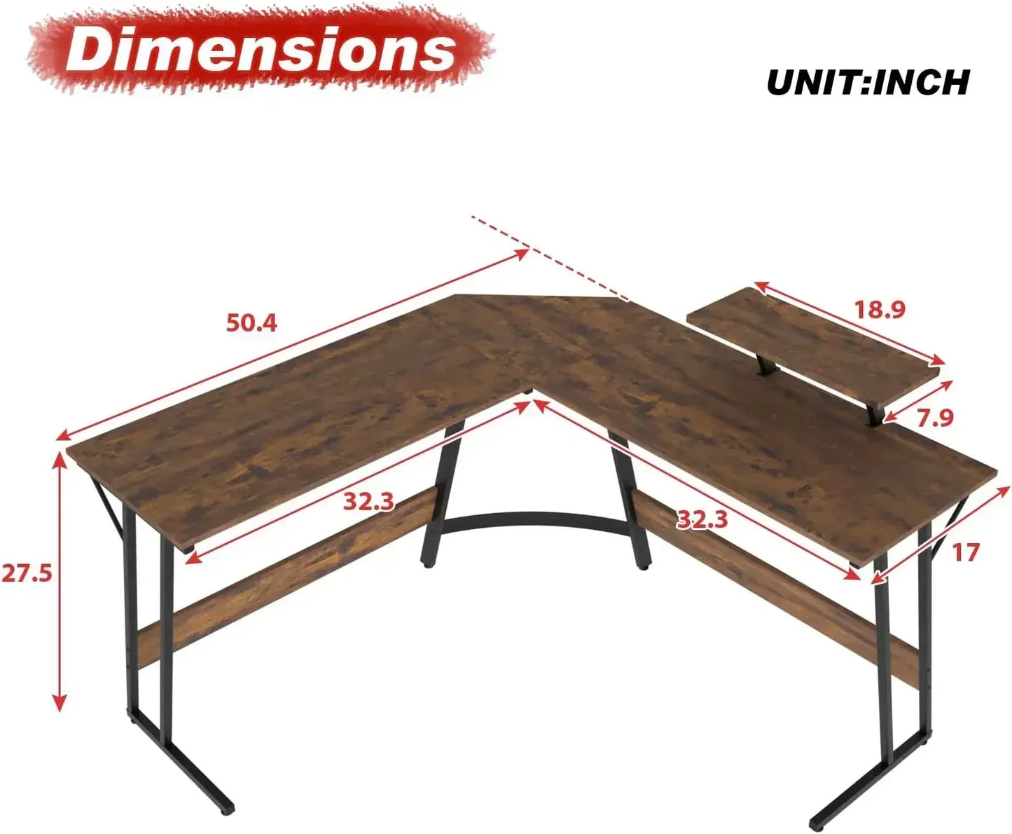 L Shaped Desk Corner Gaming Desk