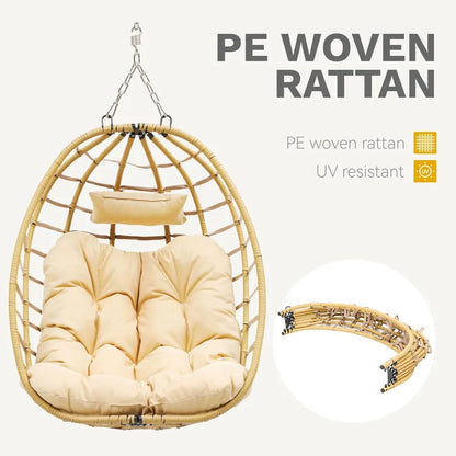 Egg Hanging Swing Chair with Stand