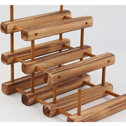 Solid Wood Red Wine Rack