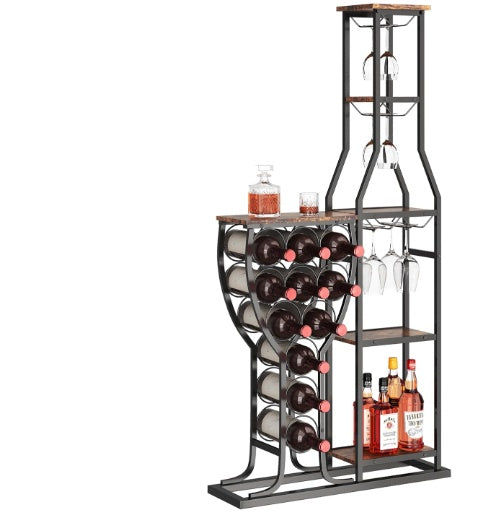 Hanging Wine Glass Holder Wine Storage Rack