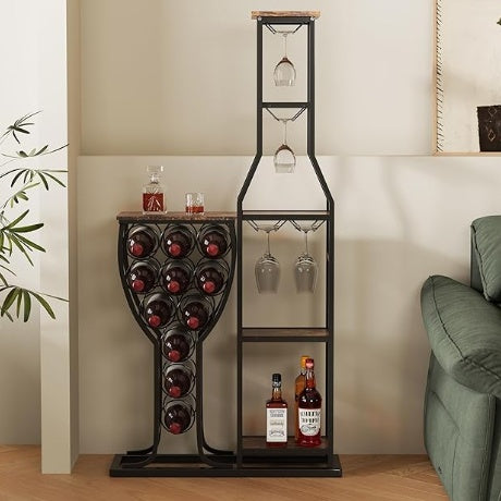 Hanging Wine Glass Holder Wine Storage Rack